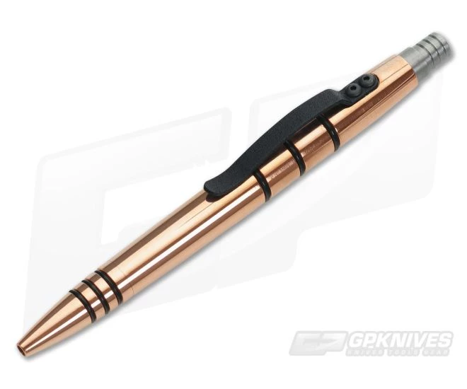 Tuff-Writer Mini Click Copper Ink Pen Polished