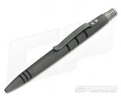Tuff-Writer Mini Click Titanium Ink Pen Bead Blasted