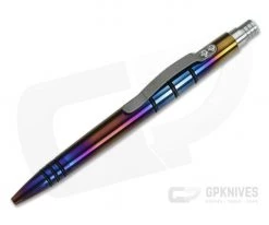 Tuff-Writer Mini Click Titanium Ink Pen Flame Anodized
