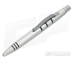 Tuff-Writer Mini Click Titanium Ink Pen Polished