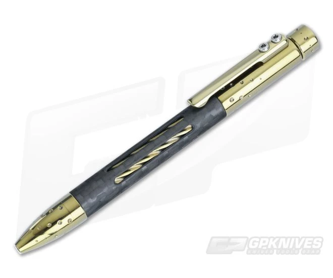 LionSteel Nyala Ink Pen Bronze Titanium Carbon Fiber