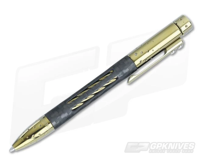 LionSteel Nyala Ink Pen Bronze Titanium Carbon Fiber - Image 2