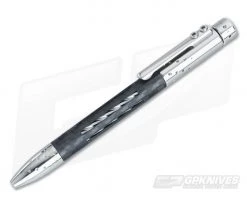 LionSteel Nyala Ink Pen Polished Titanium Carbon Fiber