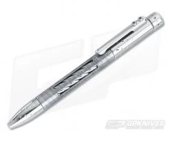 LionSteel Nyala Ink Pen Polished Titanium Damascus