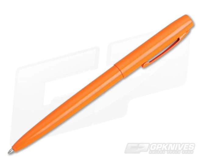 Rite in the Rain No. OR97 Orange All-Weather Metal Clicker Pen - Image 2