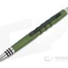 Tuff-Writer Precision Press Pen OD Green Aluminum Ink Pen