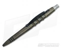 Tuff-Writer Precision Press Ink Pen Aged Brass