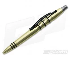 Tuff-Writer Precision Press Polished Brass Pen