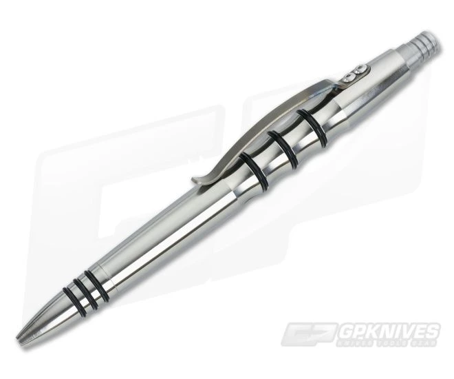 Tuff-Writer Precision Press Polished Titanium Pen