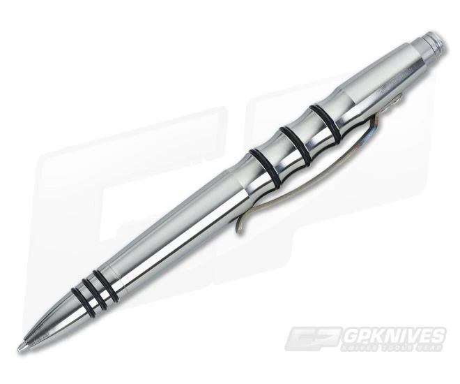 Tuff-Writer Precision Press Polished Titanium Pen - Image 2