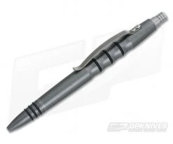 Tuff-Writer Precision Press Tumbled Titanium Pen