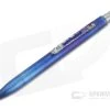 Tuff-Writer Retro Click Pen Brushed Blue Titanium Ink Pen