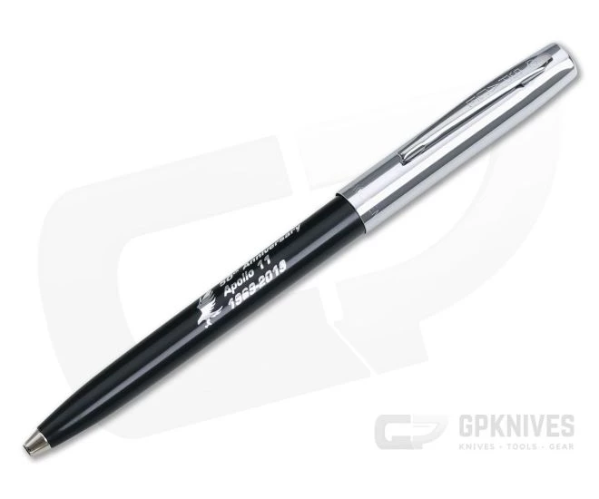 Fisher Space Pen Special Edition Apollo 11 50th Anniversary Cap-o-Matic Black Chrome Cap S251-50
