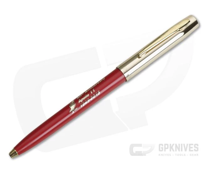 Fisher Space Pen Special Edition Apollo 11 50th Anniversary Cap-o-Matic Red Brass Cap S251G-50-03