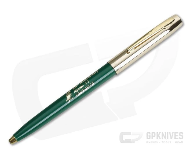 Fisher Space Pen Special Edition Apollo 11 50th Anniversary Cap-o-Matic Green Brass Cap S251G-50-04
