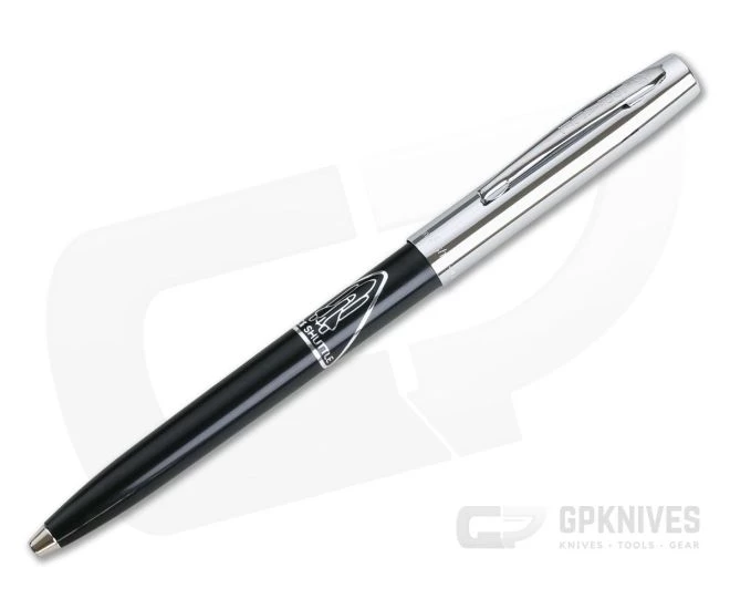 Fisher Space Pen Shuttle Imprint Cap-O-Matic Black and Chrome SM4B