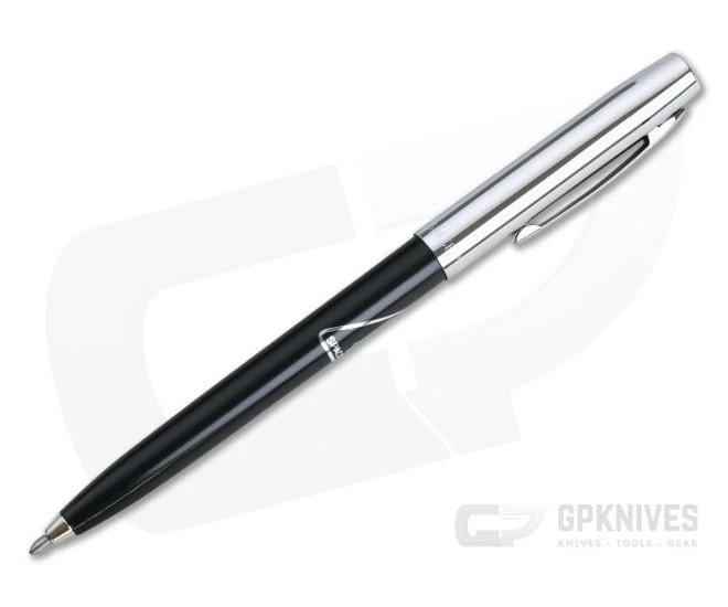 Fisher Space Pen Shuttle Imprint Cap-O-Matic Black and Chrome SM4B - Image 2